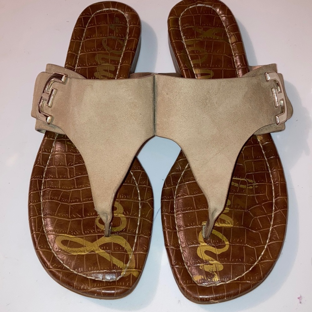 Sam Edelman Barry Suede Flat Sandals